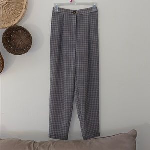 High waisted trousers